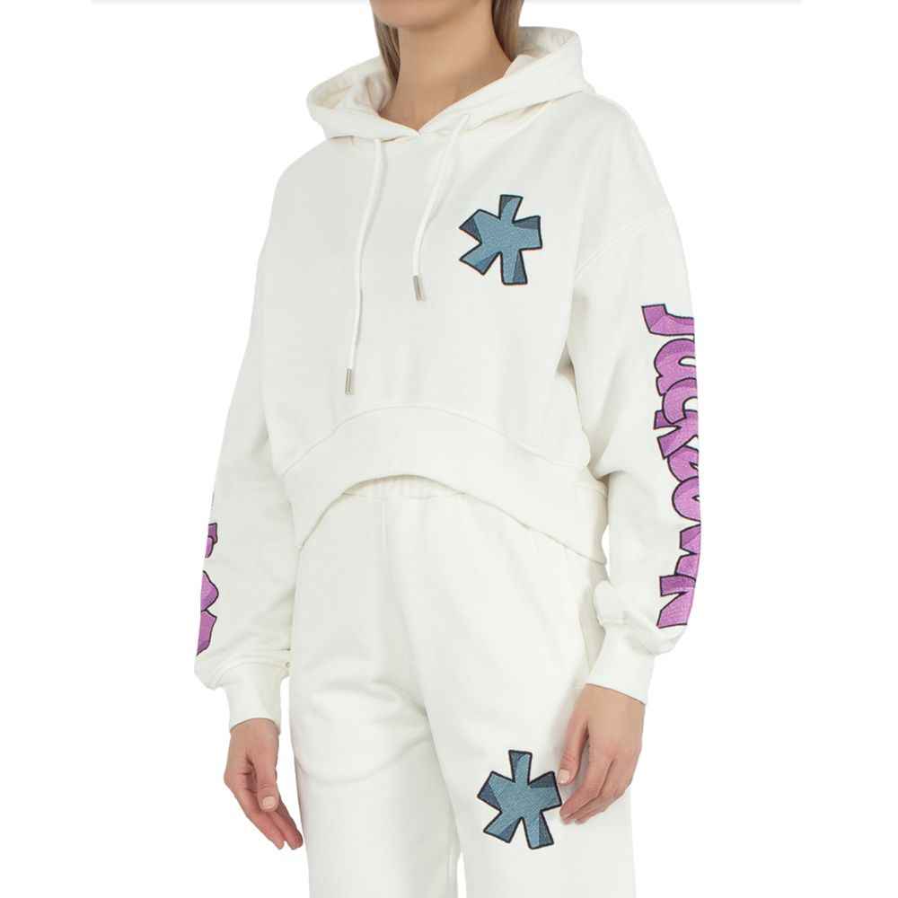 Comme Des Fuckdown Witte Katoenen Sweater Luxe Collectie