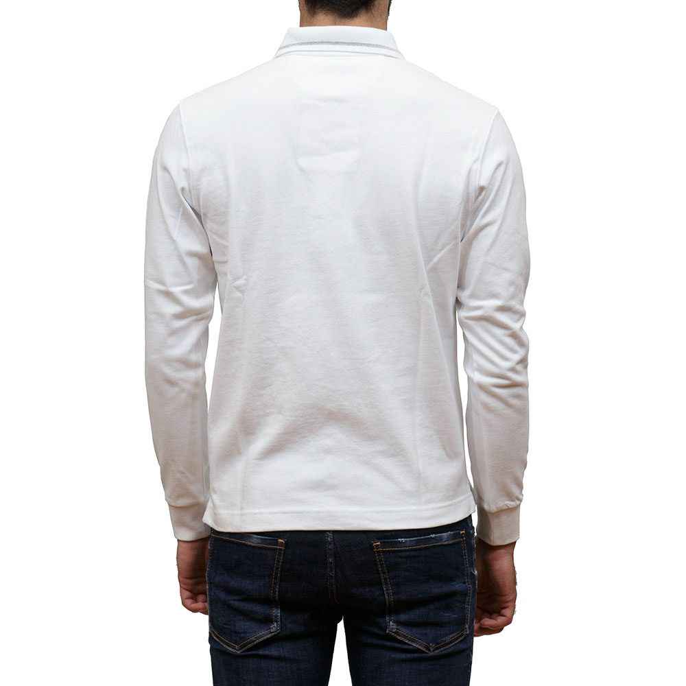 La Martina Poloshirt Katoenen Wit Luxueuze Edition