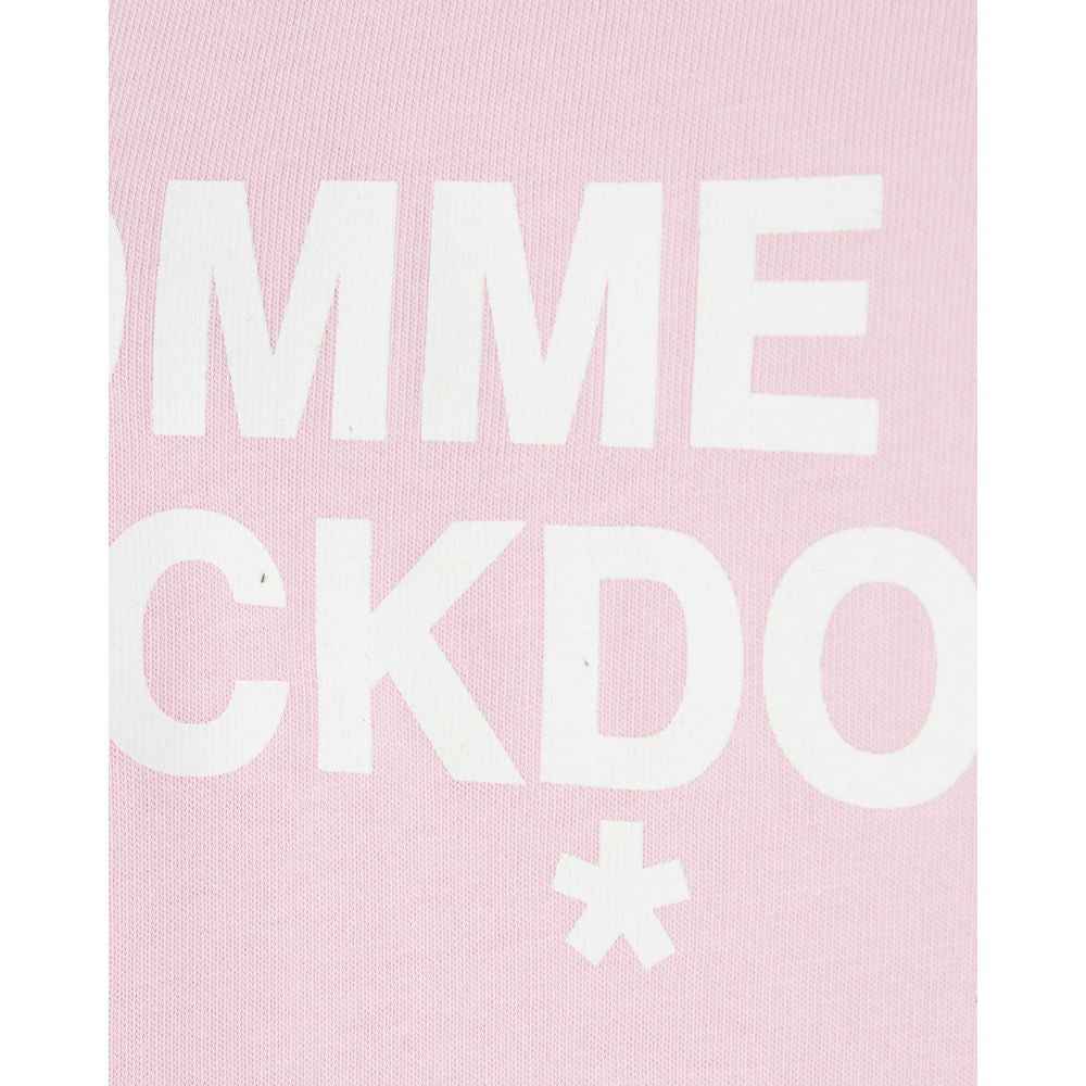 Comme Des Fuckdown Roze Katoenen Tshirt Jurk Met Logo