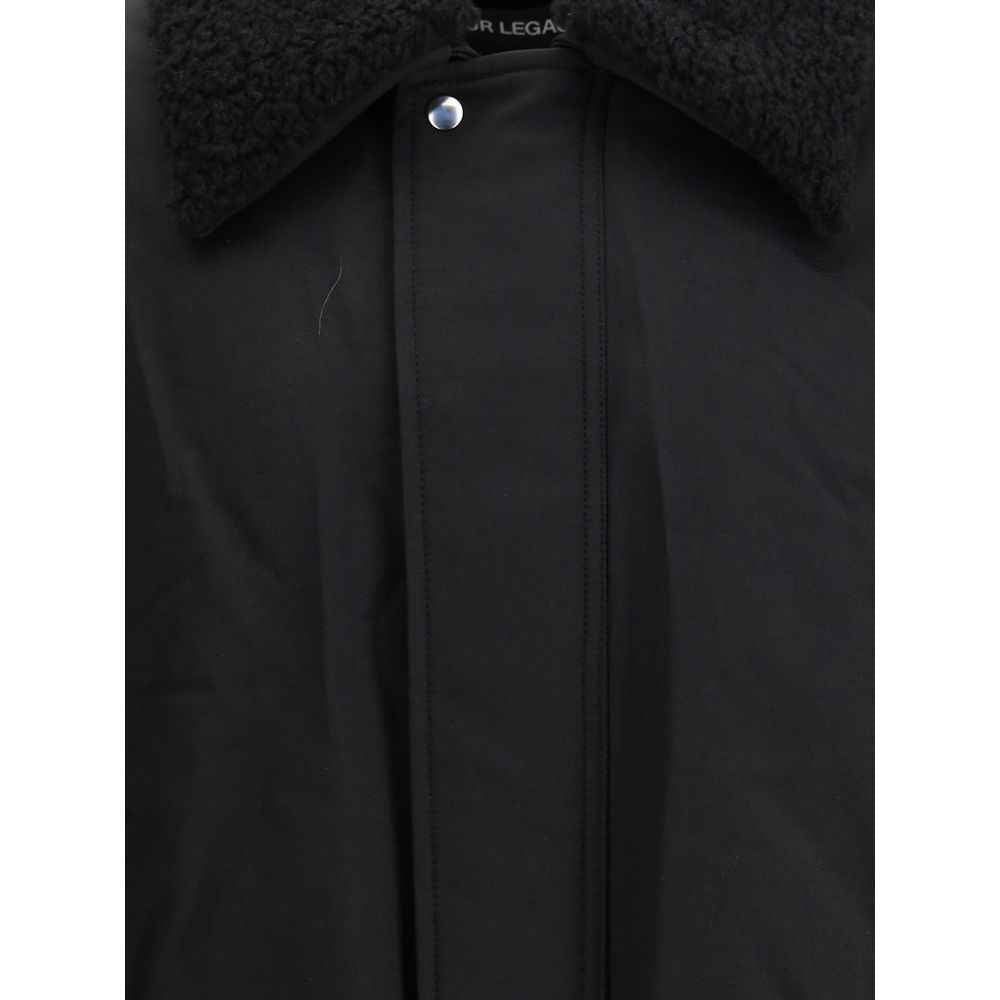 Our Legacy Ace Aero Nylon Jas Luxe - Zwart Één Maat