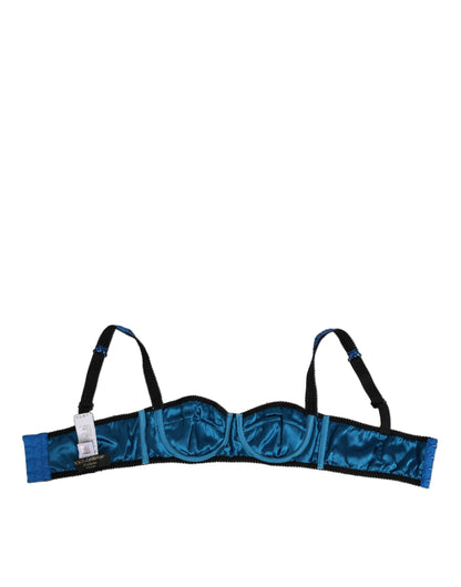 Dolce & Gabbana Balconnet Sequin BH Ondergoed Luxe - Blauw