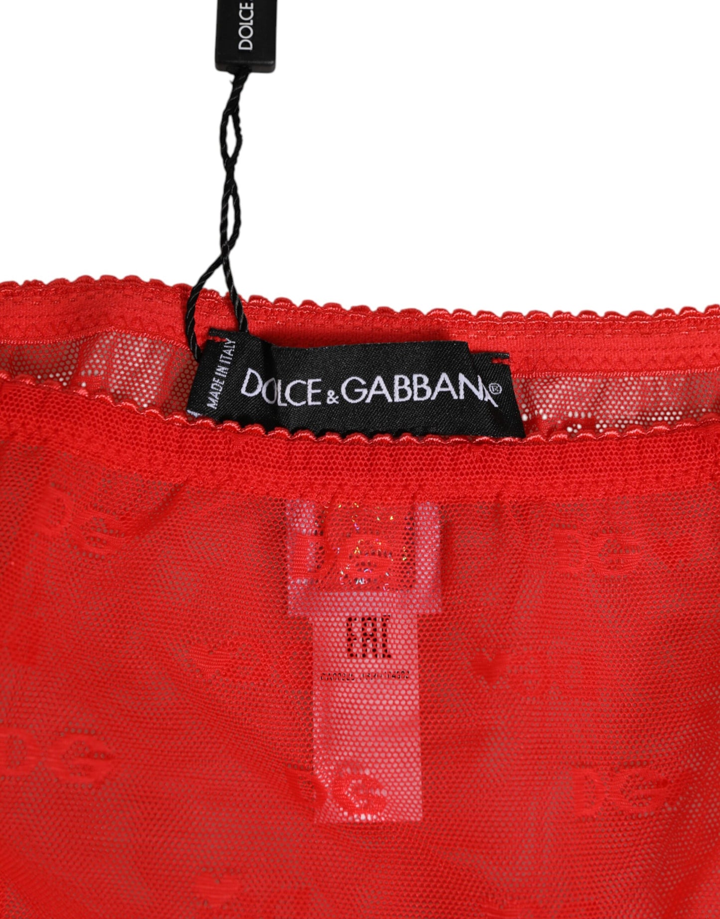 Dolce & Gabbana Brief Panty Nylon Luxe Lingerie Rood
