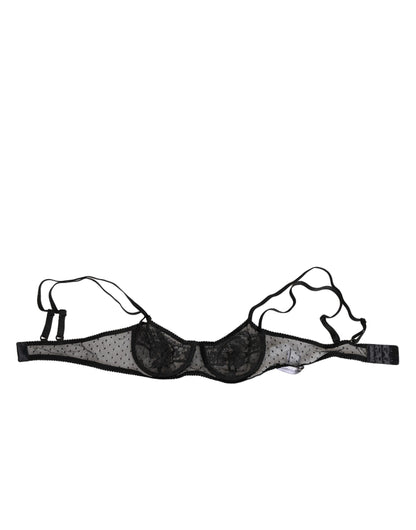 Dolce Gabbana Balconn Underwired Balconette Bra - Zwart