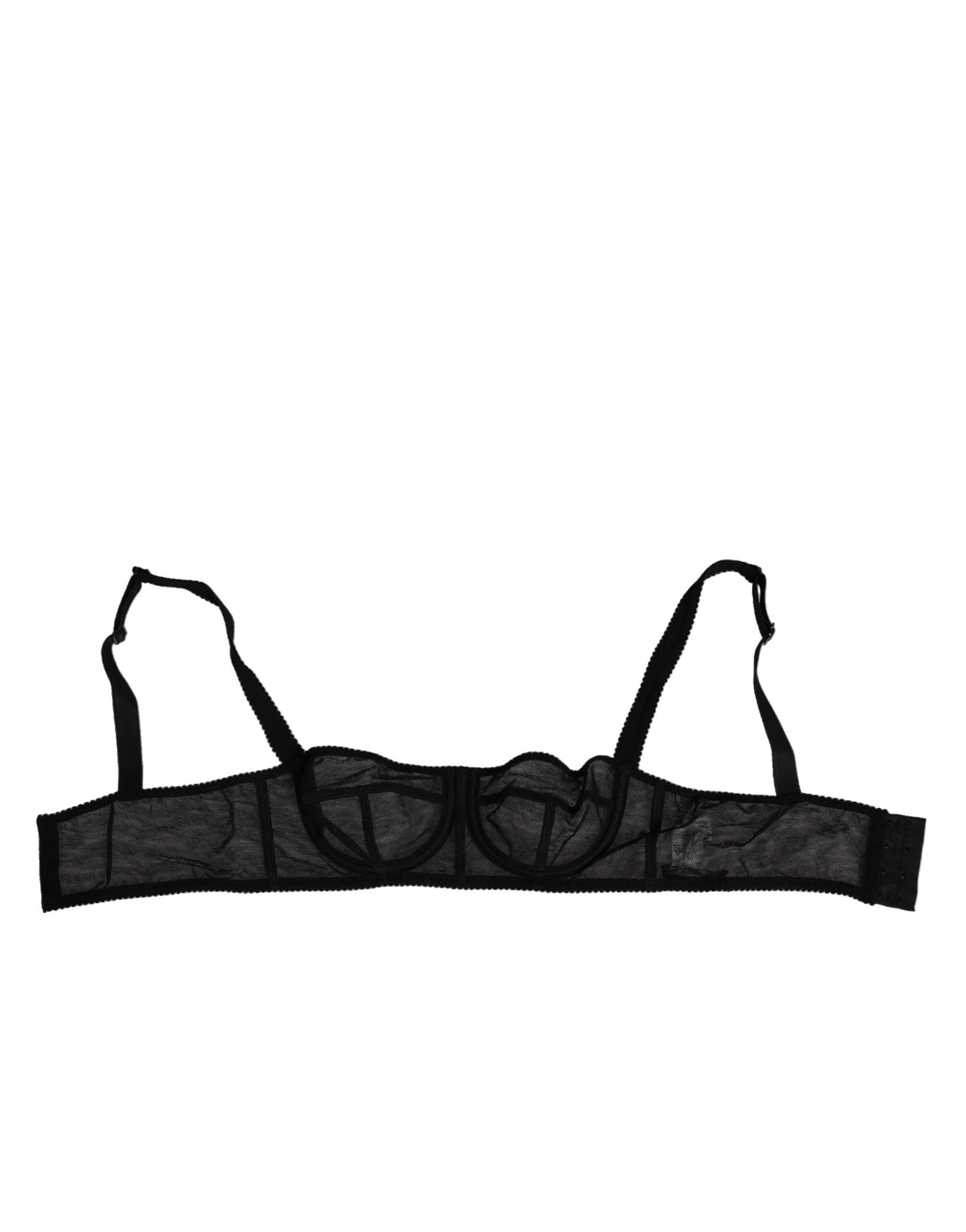 Dolce & Gabbana Balconnet BH Zwart Bloemen Beugel Underwired