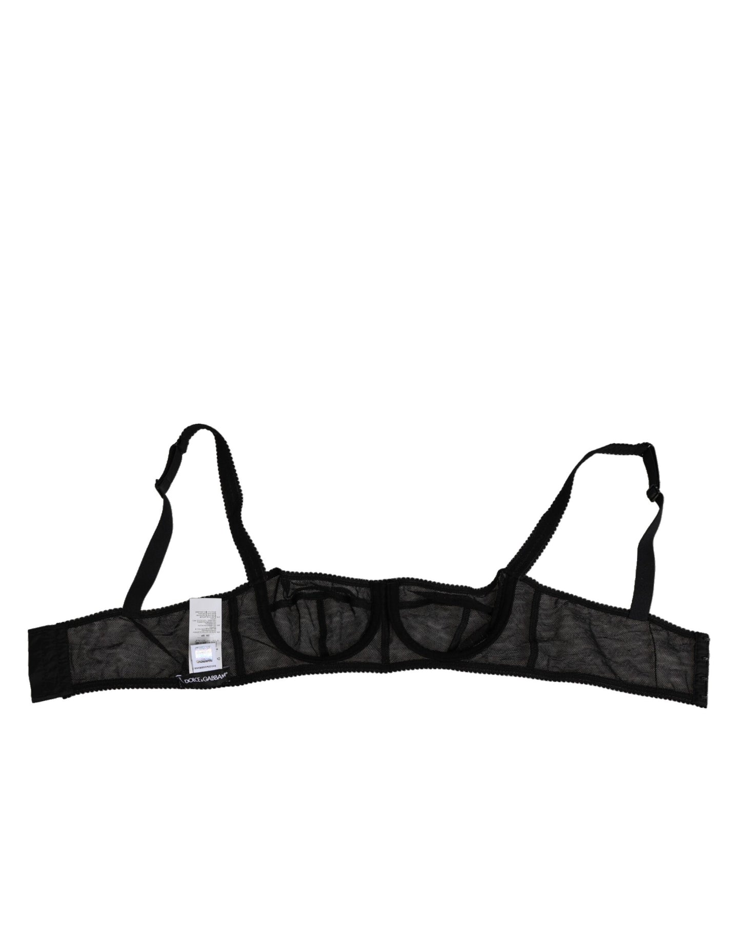 Dolce & Gabbana Balconnet BH Zwart Bloemen Beugel Underwired