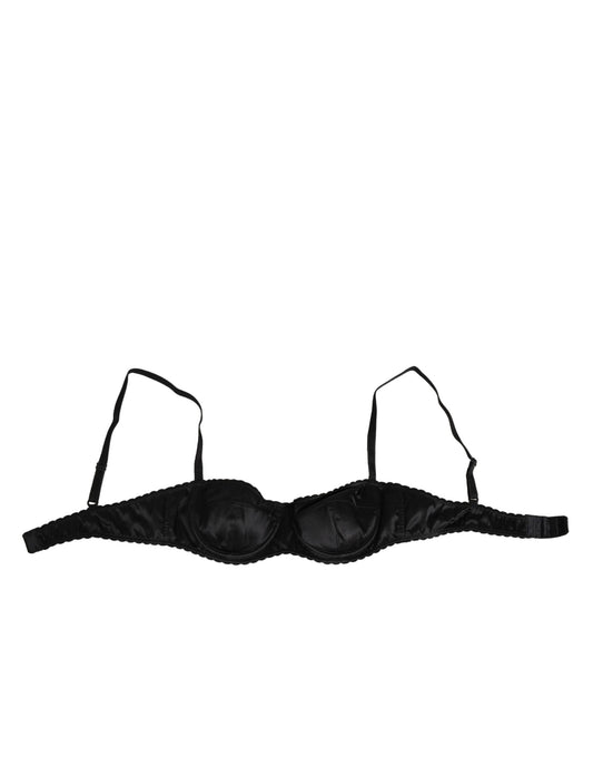 Dolce & Gabbana Balconnet Bra Zijde Zwart Luxe Elegant