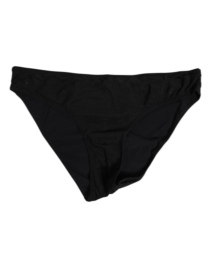 Dolce & Gabbana Slip Nylon Stretch Luxe Ondergoed Zwart