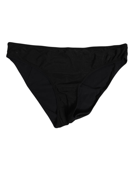 Dolce & Gabbana Slip Nylon Stretch Luxe Ondergoed Zwart