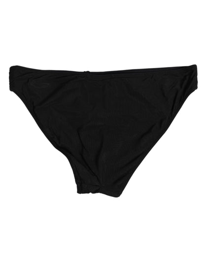 Dolce & Gabbana Slip Nylon Stretch Luxe Ondergoed Zwart