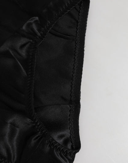 Dolce & Gabbana Girdle Zijde Stretch Ondergoed - Zwart