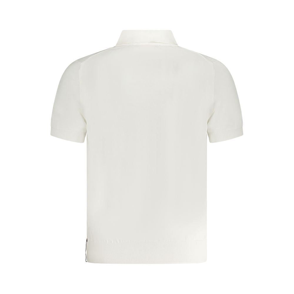 K-Way Witte Katoenen Trui Luxe Editoriale Collectie