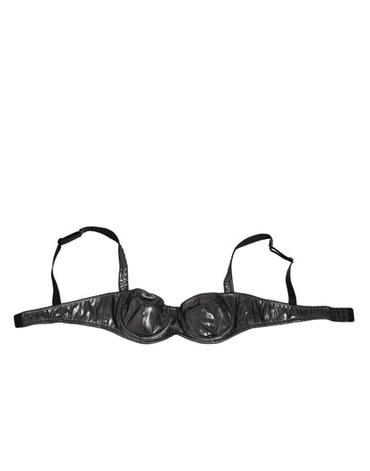 Dolce & Gabbana Balconette Bra Acetate Stretch Zwart