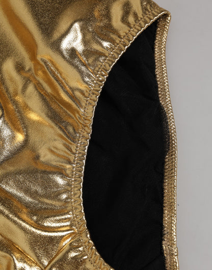 Dolce & Gabbana Girdle Panty Zijden Luxe Couture Goud