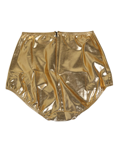 Dolce & Gabbana Girdle Panty Zijden Luxe Couture Goud
