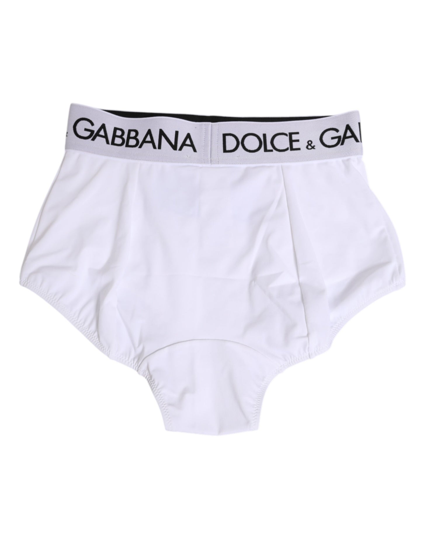 Dolce & Gabbana Coulotte Nylon Witte Logo Waistband