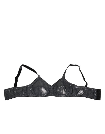 Dolce & Gabbana Zijden Balconette SemiPad Bh Donkergrijs