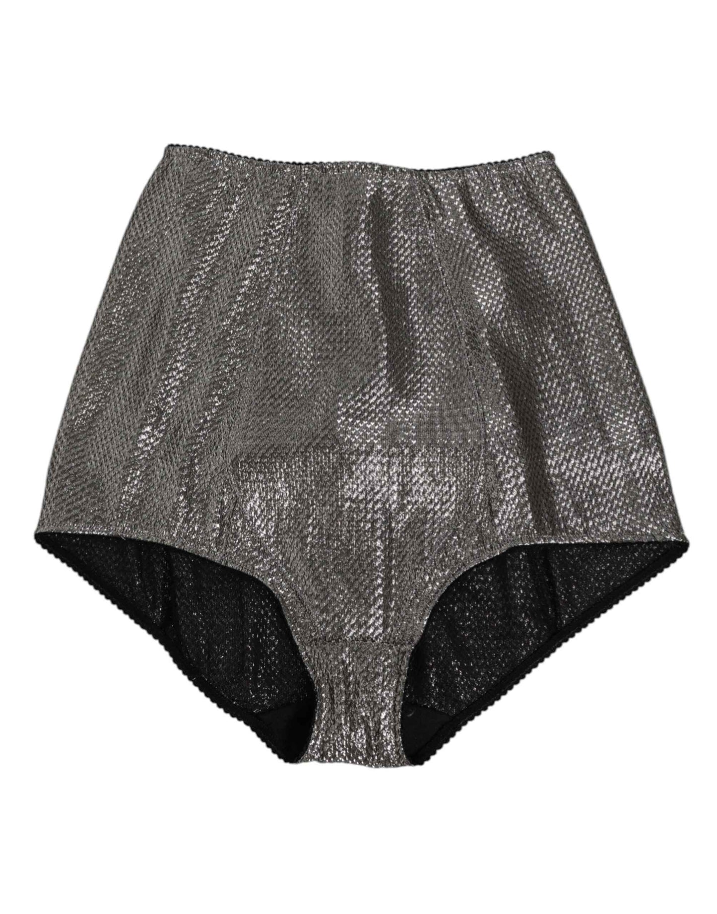 Dolce & Gabbana Gray Silk Stretch Slip Girdle Panty Underwear