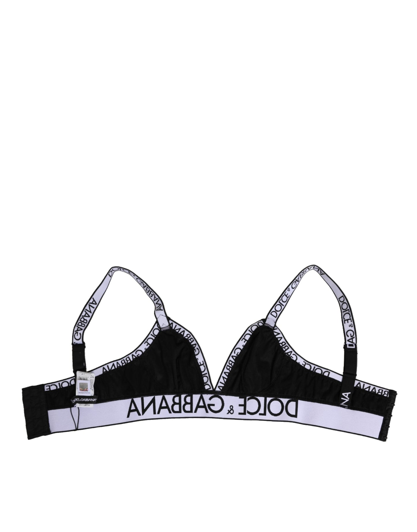 Dolce & Gabbana Sportbeha Polyester Luxe Premium Zwart