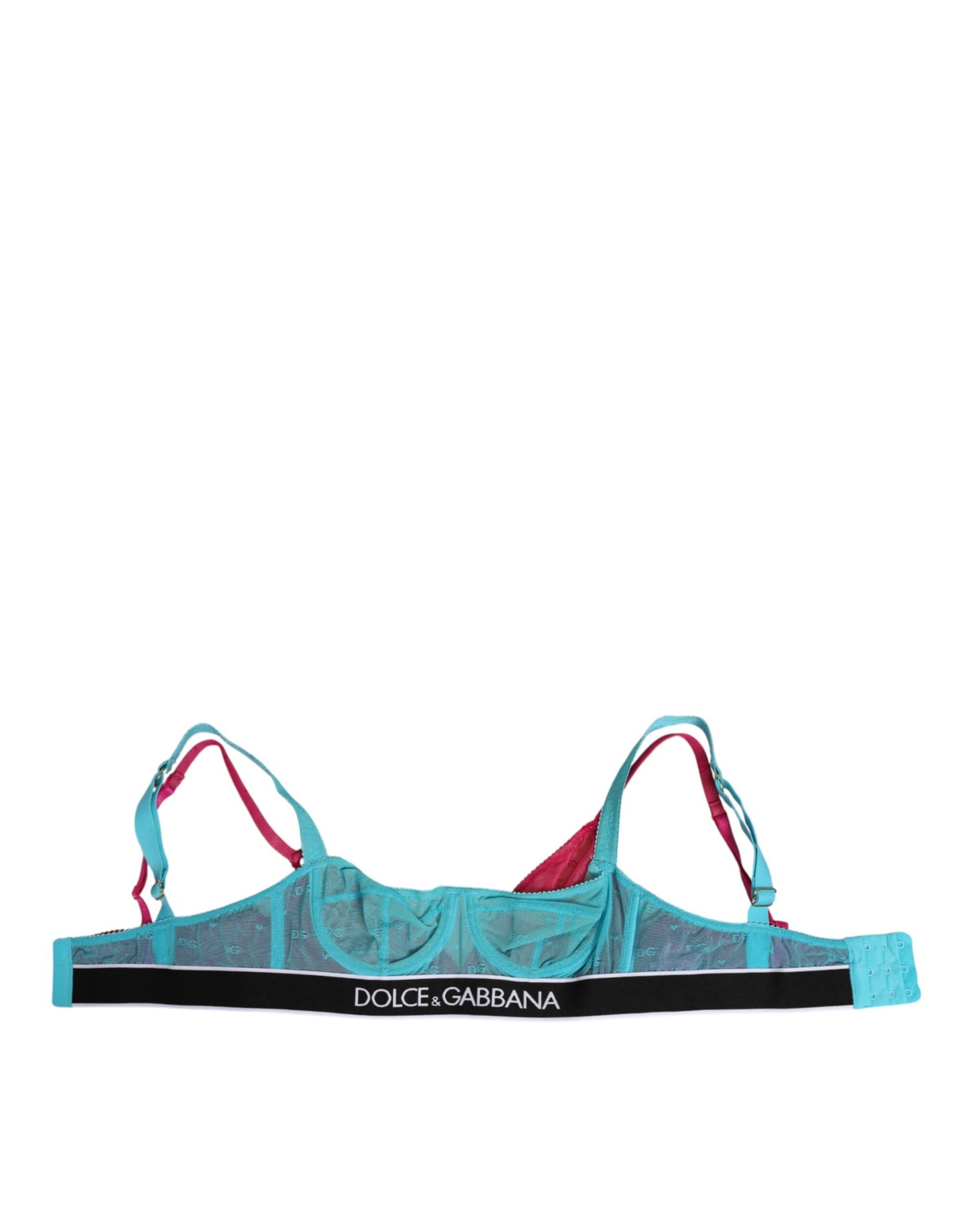 Dolce & Gabbana Balconette Bra Nylon Premium Blauw Elegant
