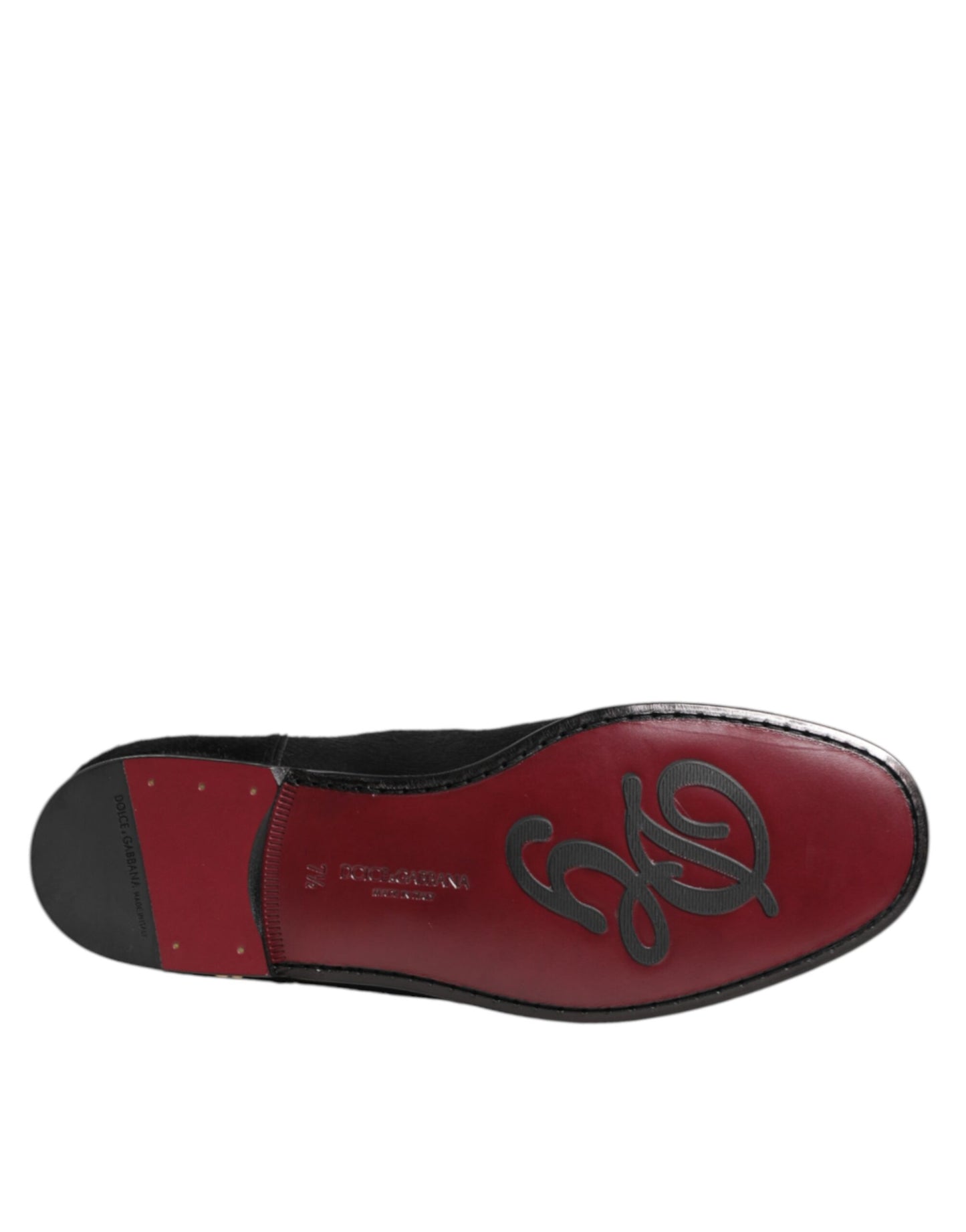 Dolce Gabbana Chelsea Boots Leer Bont Zwart Luxe Elegant