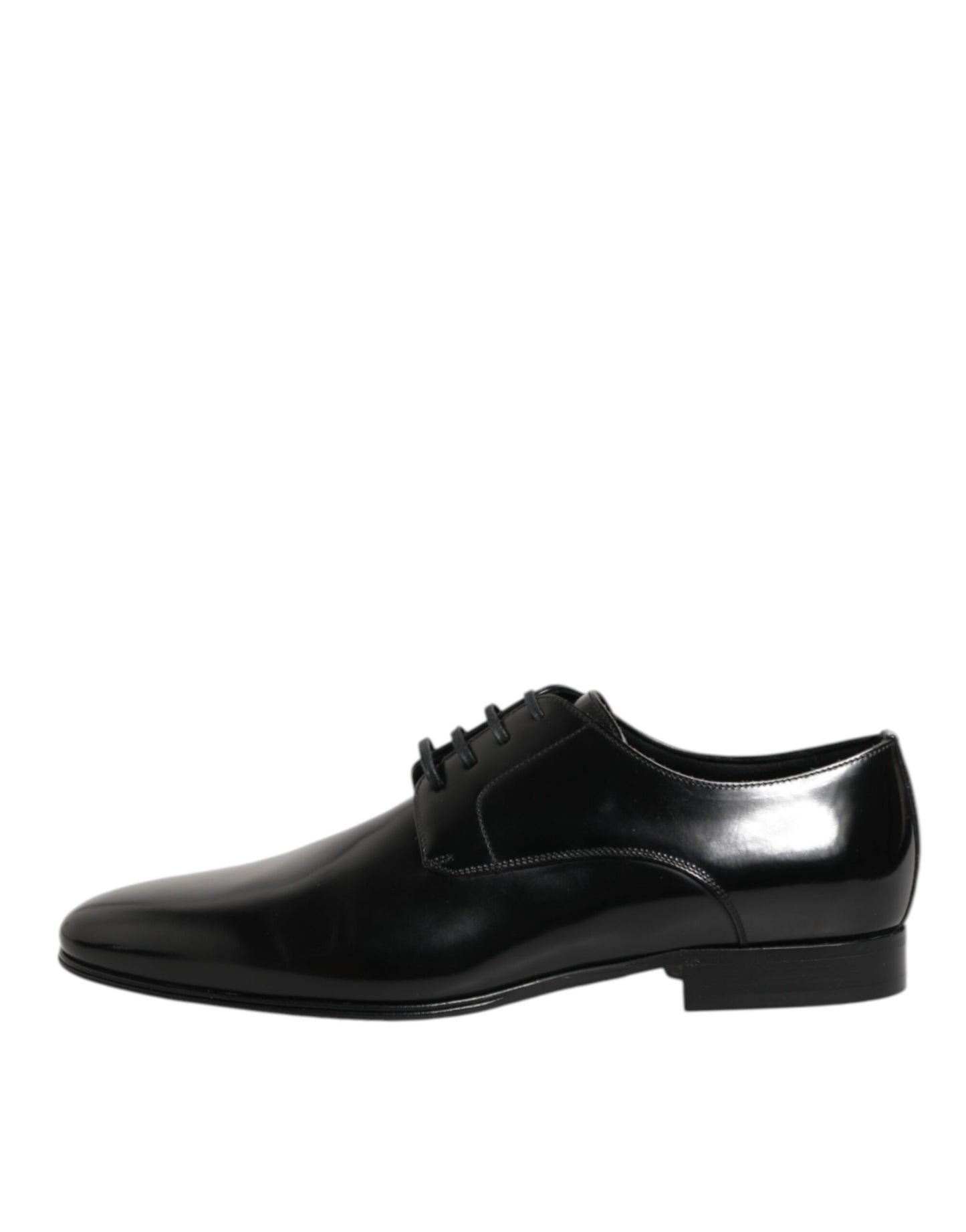 Dolce Gabbana Kalfsleer Derby Schoenen Formeel Zwart Heren