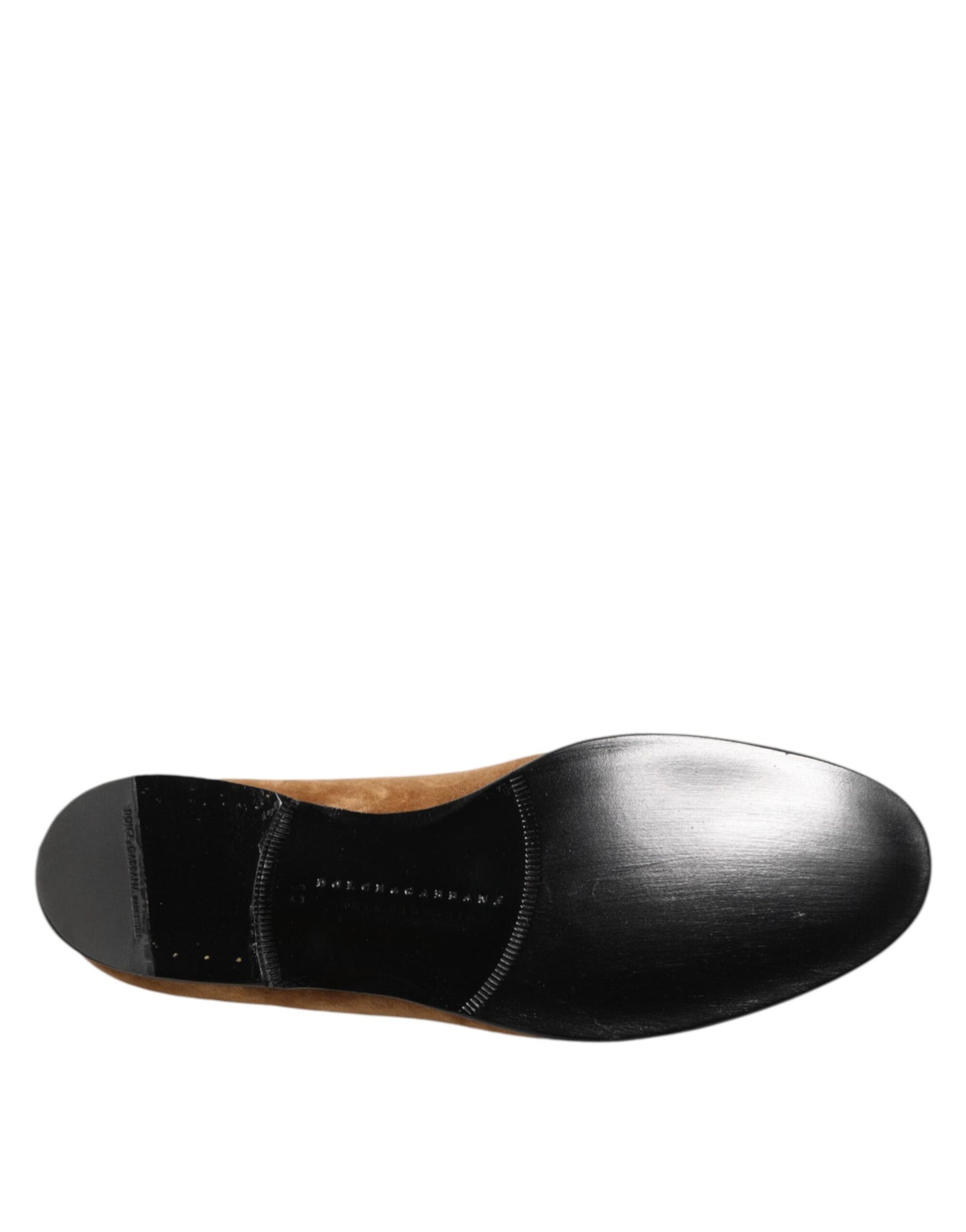 Dolce & Gabbana Loafers Suede Dress - Bruin Formeel Schoenen