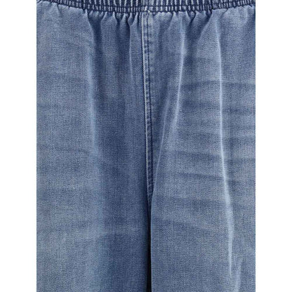 Alexander Wang Sporty Broek Blauw Met Elastische Taille