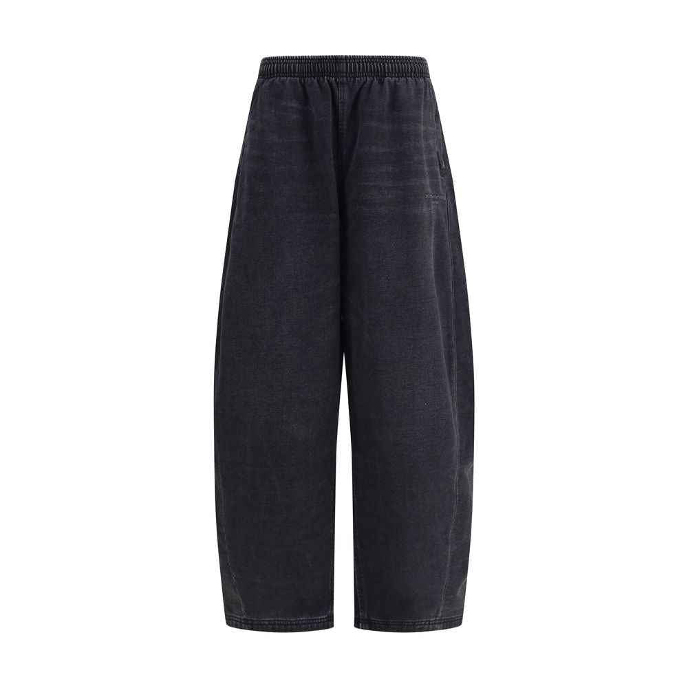 Alexander Wang Trackpants Zwart Met Logo En Comfort