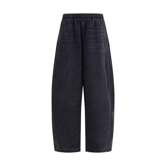 Alexander Wang Trackpants Zwart Met Logo En Comfort