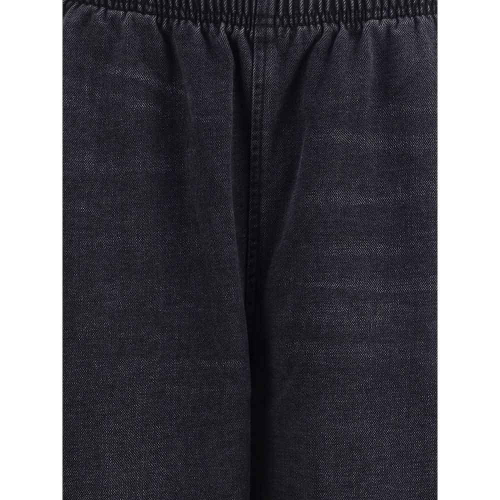 Alexander Wang Trackpants Zwart Met Logo En Comfort