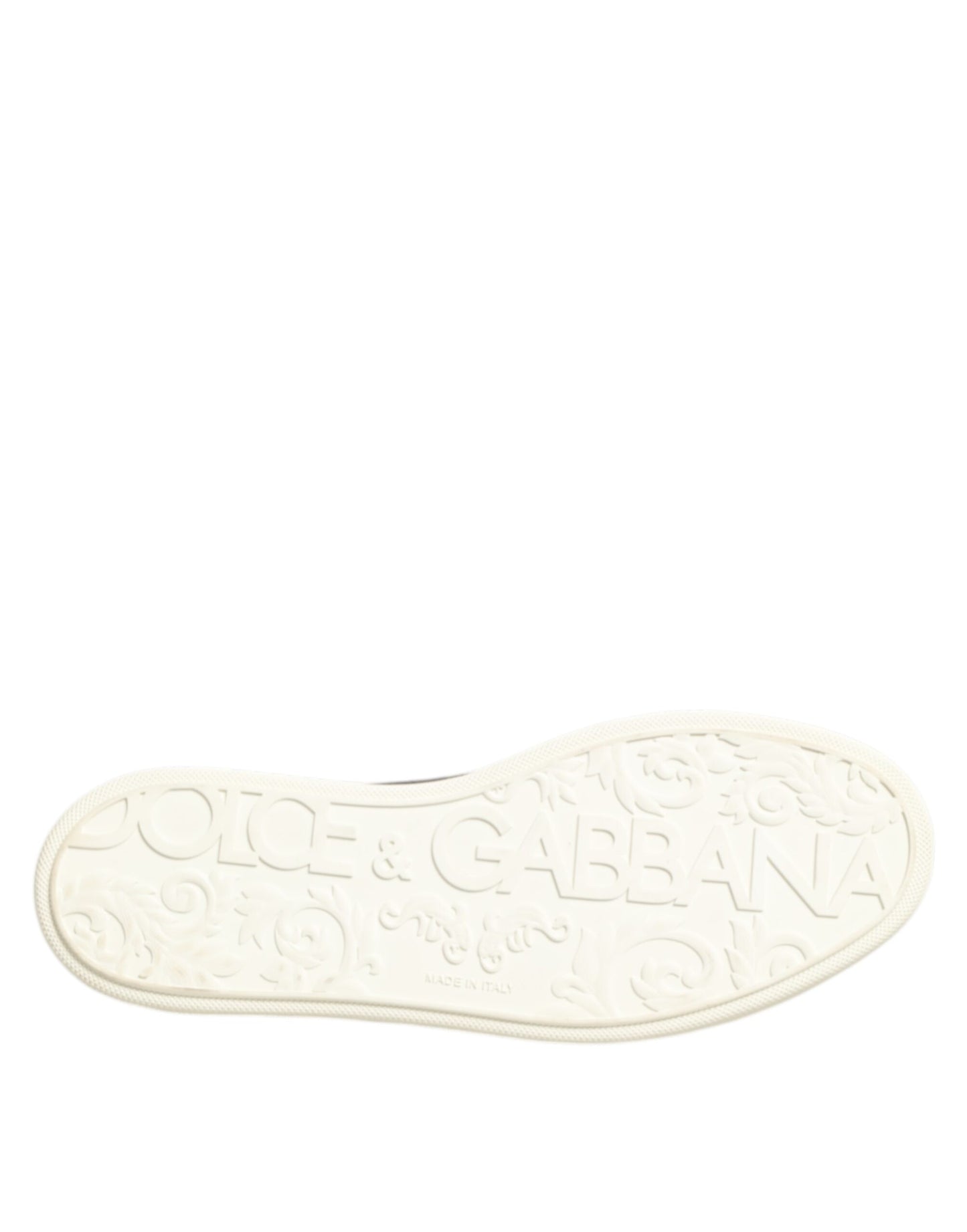 Dolce Gabbana Leren Laagtop Sneakers Zwart Luxe Unisex