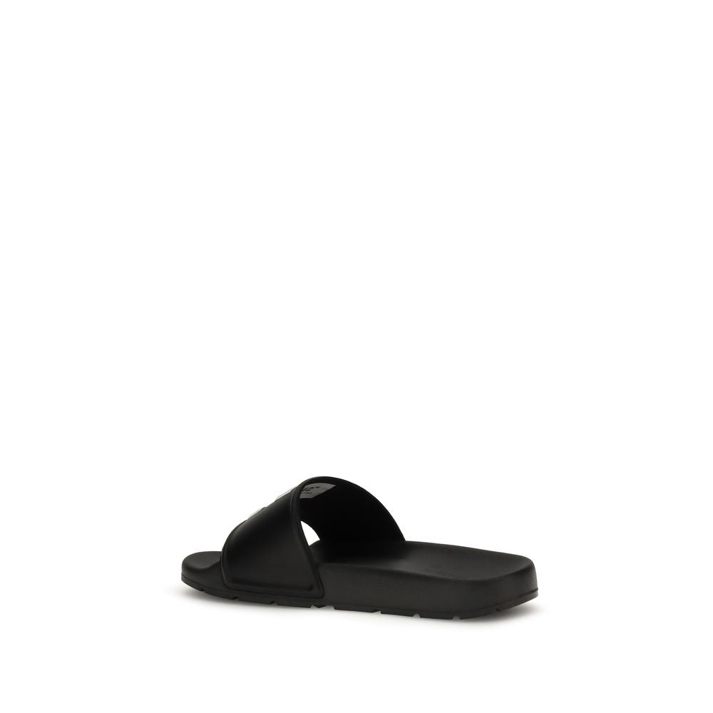 Off-White Arrow Sliders Rubber Wit Iconische Slippers
