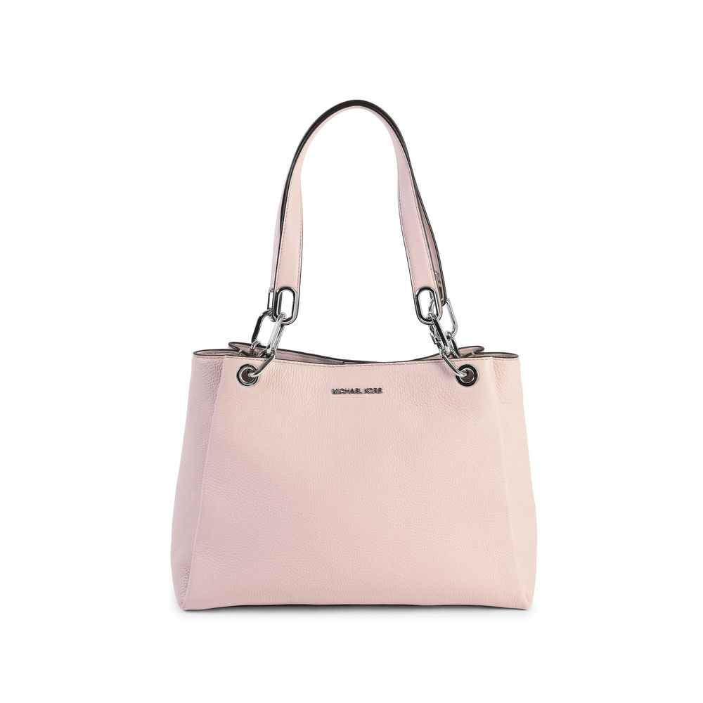 Michael Kors Pink Leren Schoudertas Powder Blush 37x25x15