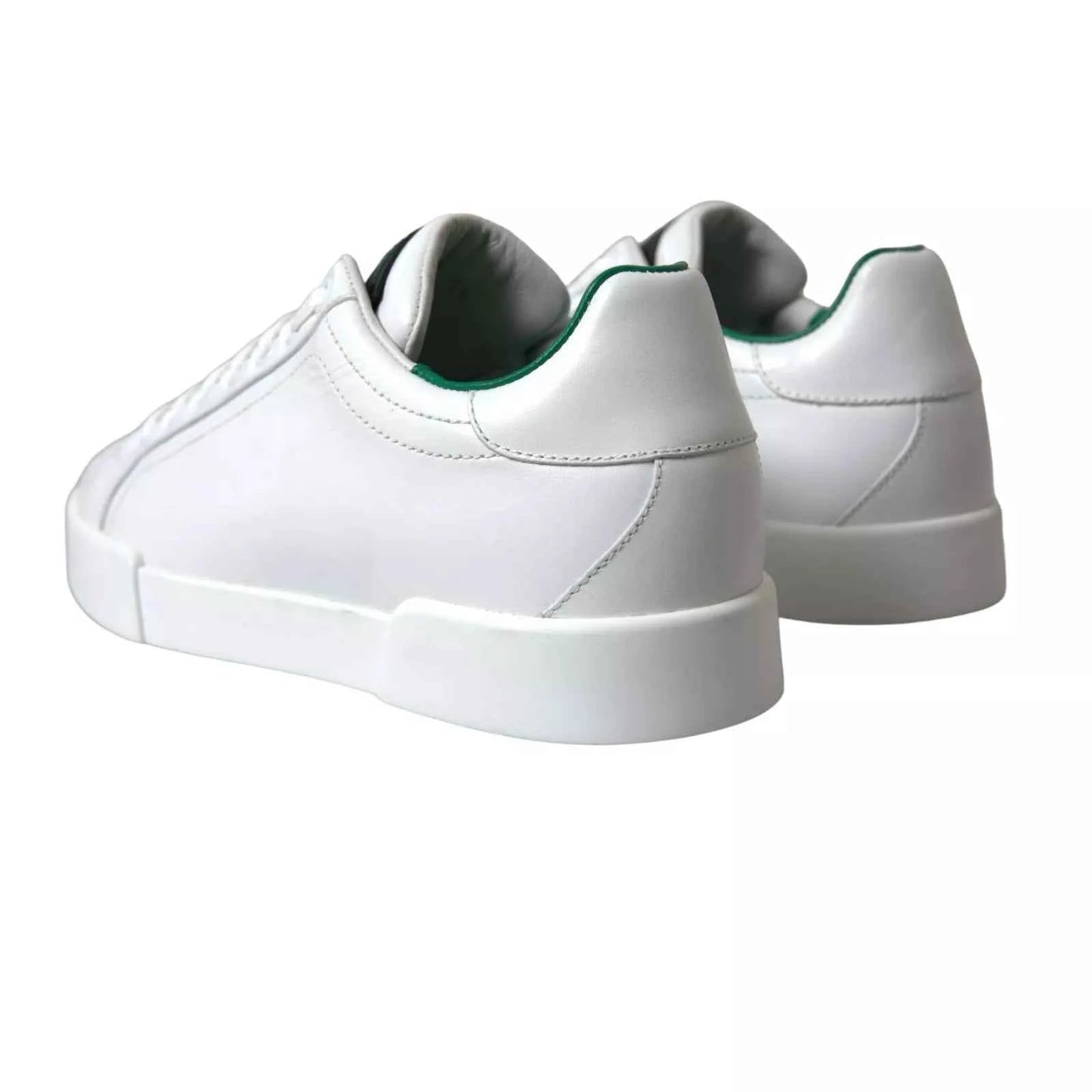 Dolce & Gabbana Low-Top Sneakers Kalfleer Premium - Wit
