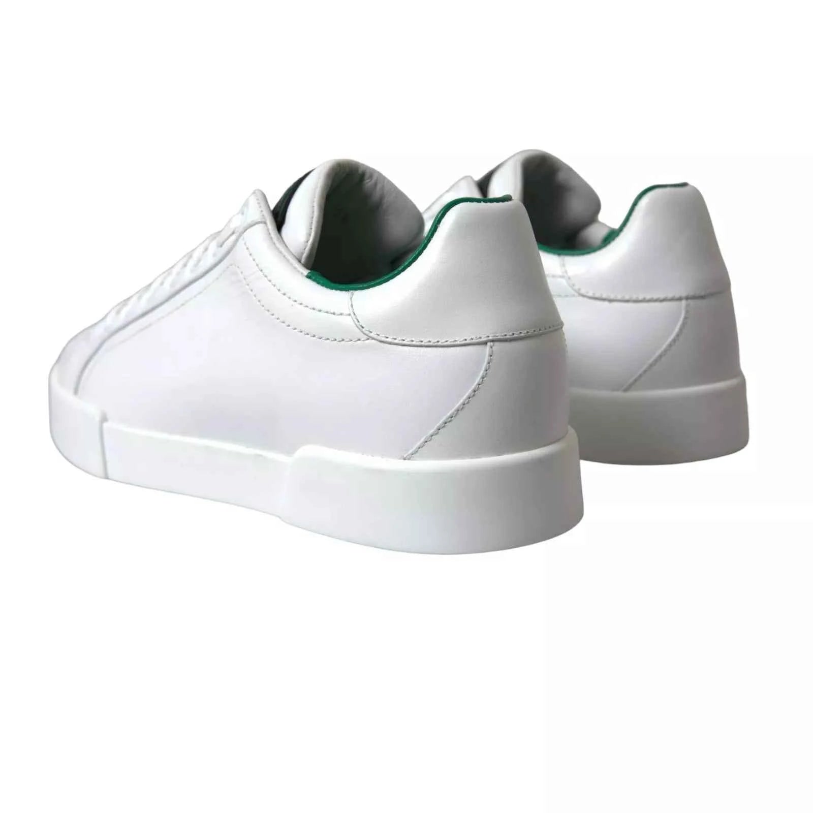 Dolce & Gabbana Low-Top Sneakers Kalfleer Premium - Wit