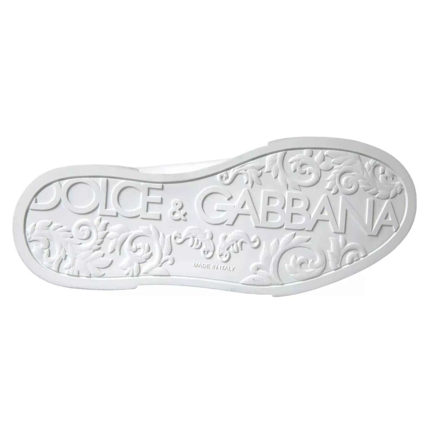 Dolce & Gabbana Low-Top Sneakers Kalfleer Premium - Wit