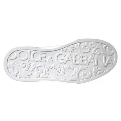 Dolce & Gabbana Low-Top Sneakers Kalfleer Premium - Wit