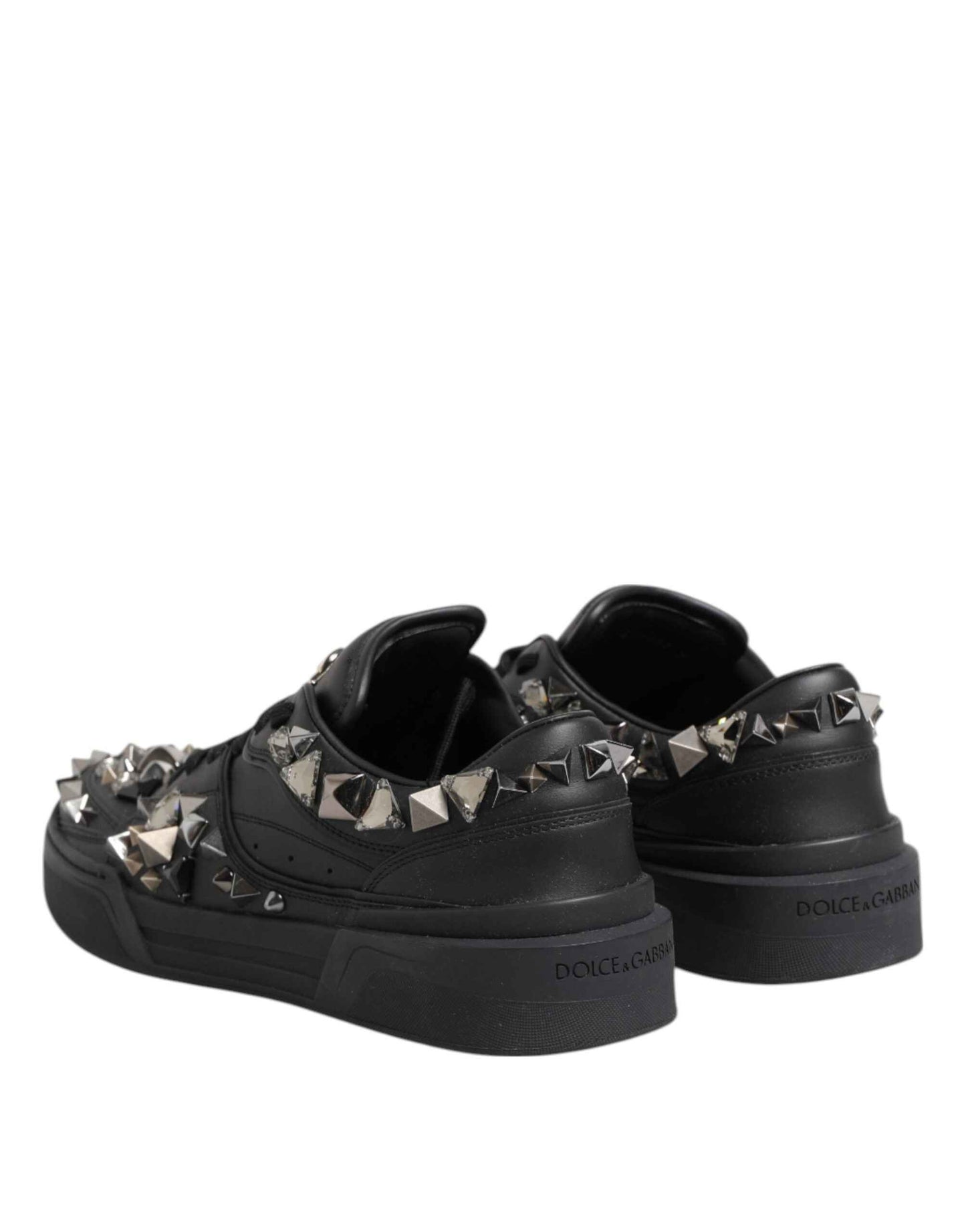 Dolce & Gabbana Portofino Sneaker Low Top Zwart Studded