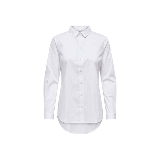 Jacqueline De Yong White Cotton Shirt