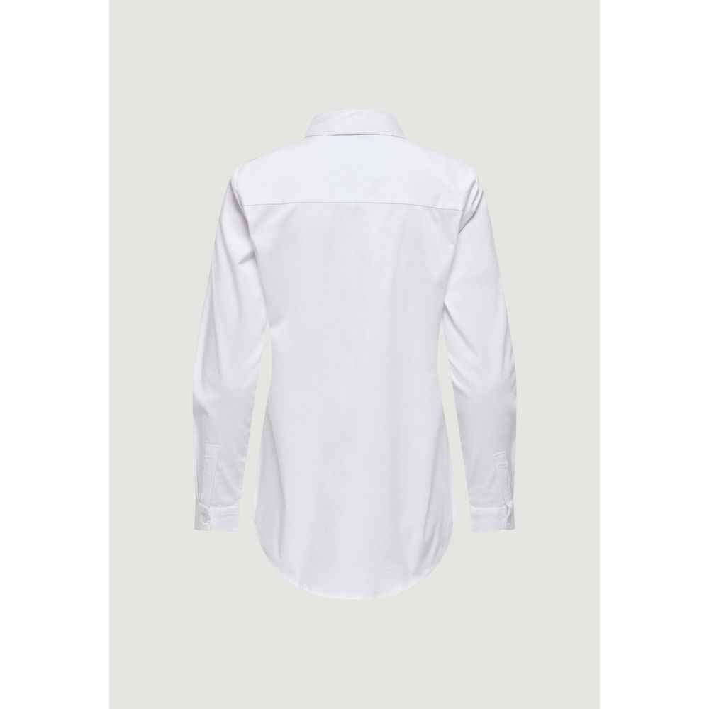 Jacqueline De Yong White Cotton Shirt