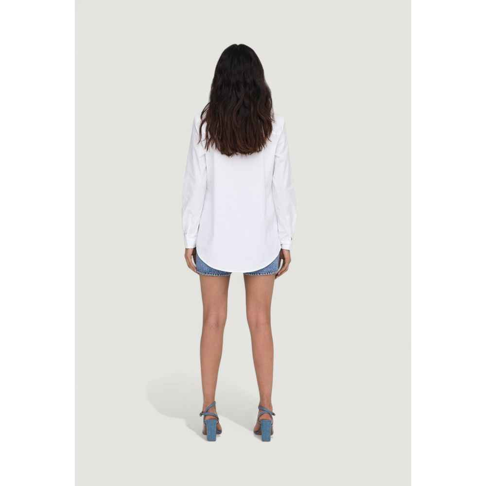 Jacqueline De Yong White Cotton Shirt