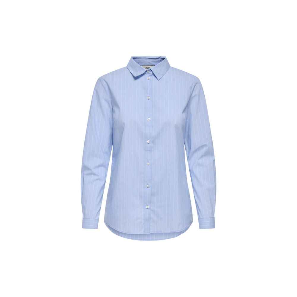 Jacqueline De Yong Blue Cotton Shirt