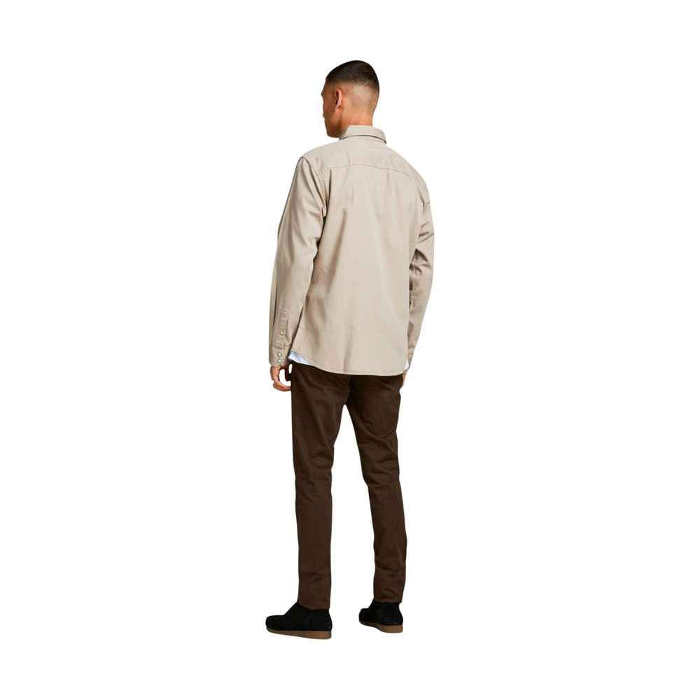 Jack Jones Beige Jeans Shirt