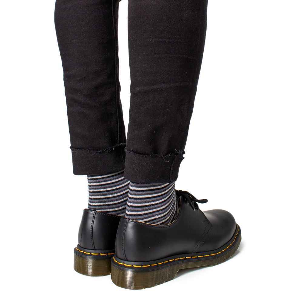 Dr. Martens Black Leather Oxfords And Derby