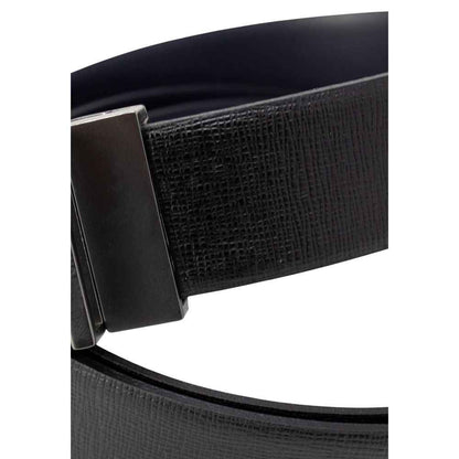 Antony Morato MMBE00381LE100105 Zwarte Leren Riem 32mm
