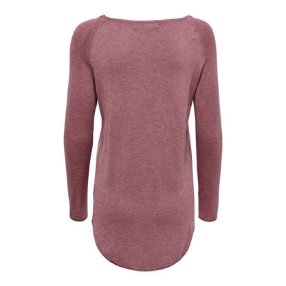 Only Mila Lacy Lange Noos Viscose Tricot Top - Multicolor