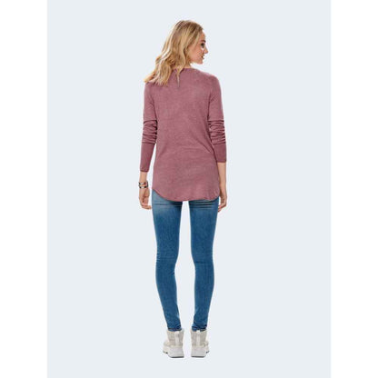 Only Mila Lacy Lange Noos Viscose Tricot Top - Multicolor
