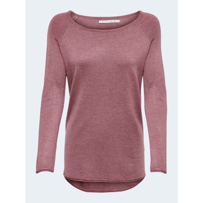 Only Mila Lacy Lange Noos Viscose Tricot Top - Multicolor