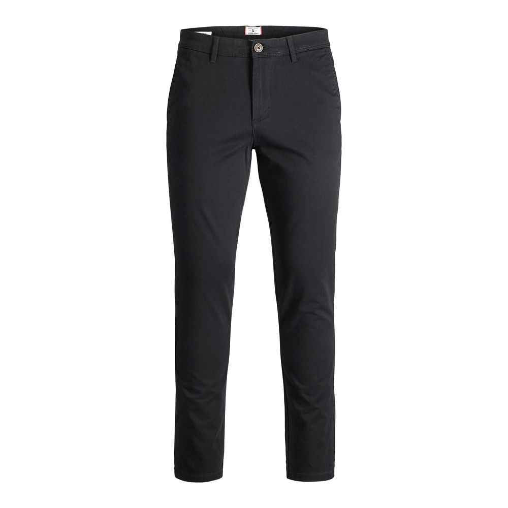 Jack Jones Katoenen Broek 98 Procent Katoen Elastaan Zwart