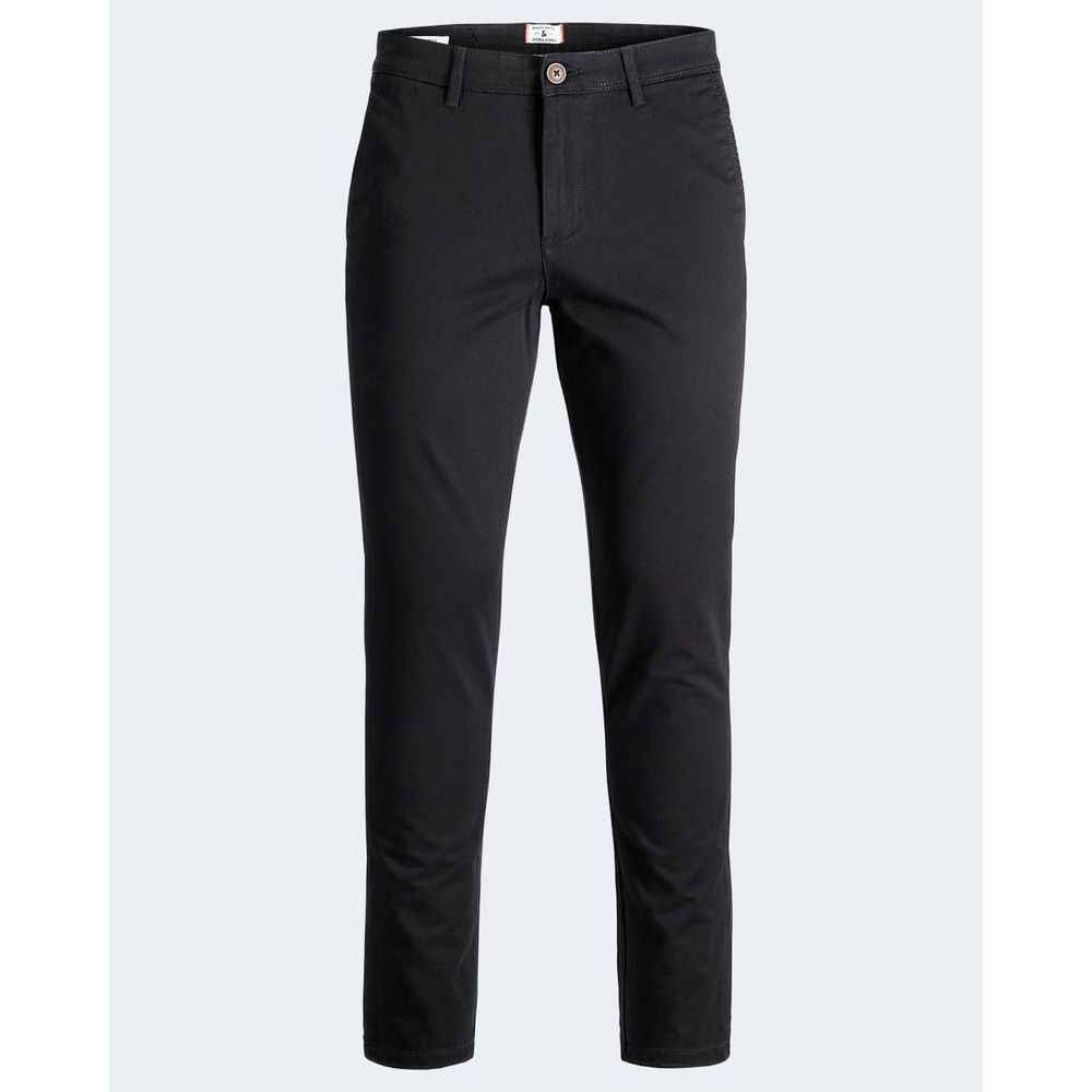 Jack Jones Katoenen Broek 98 Procent Katoen Elastaan Zwart